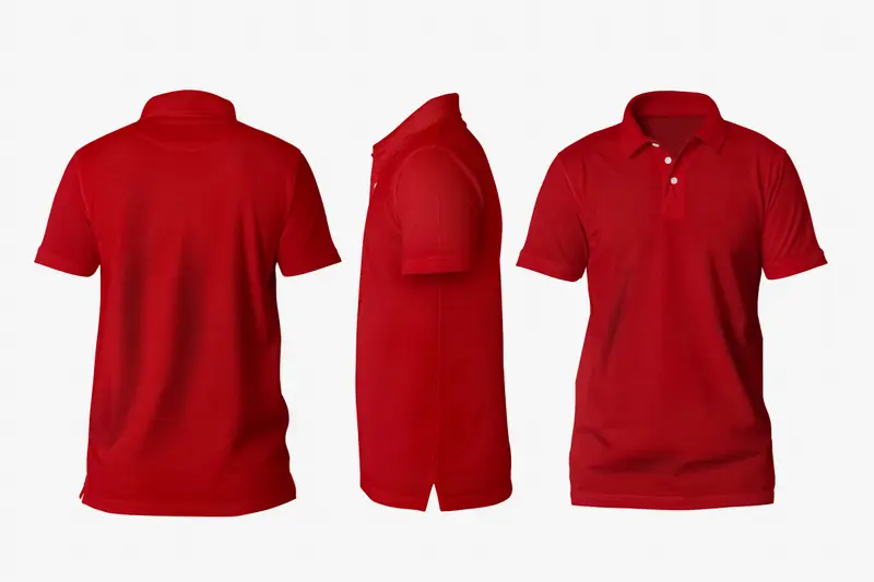 Polos rojos para uniforme empresarial